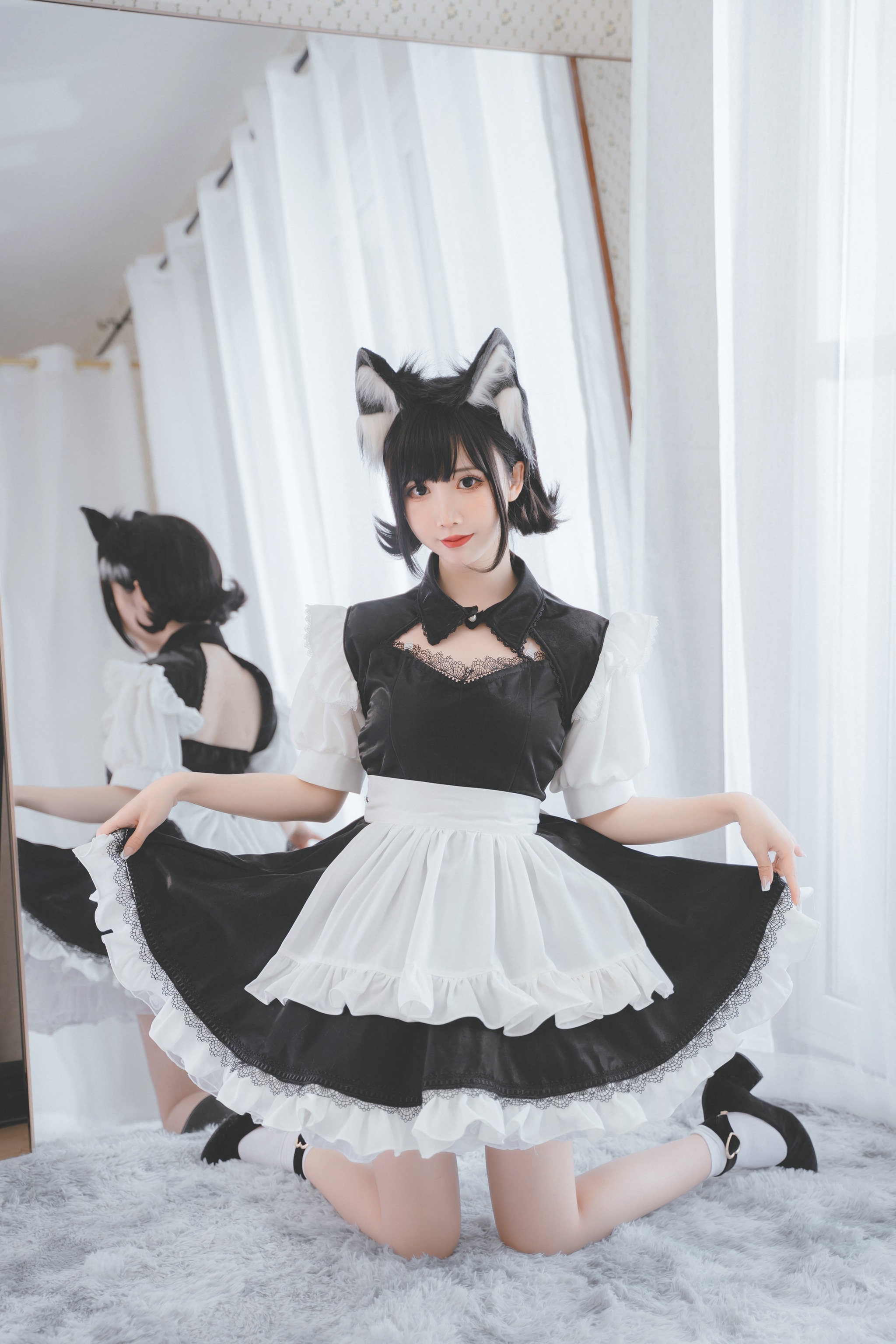 图片[1]-面饼仙儿 – NO.114 开胸女仆 [17P]-XikXak